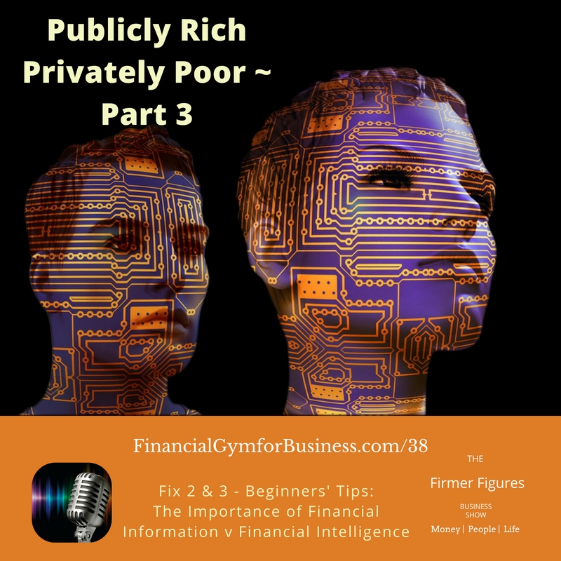 Publicly Rich Privately Poor-The Rise of the Poor Entrepreneur-Part 3-Financial Information & Intelligence